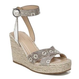 NEW Via Spiga Snakeskin Espadrilles